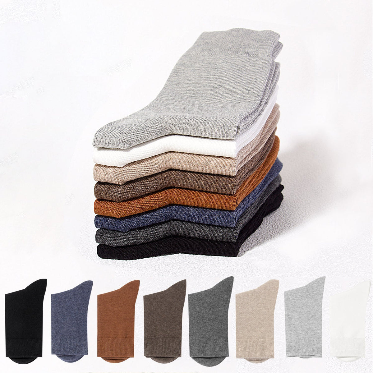 Men's 5-Pairs Crew Socks