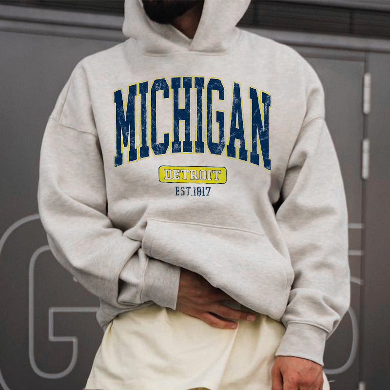 Michiga Detroit City Men's Hoodies