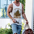 Rockin Around the Christmas Tree Men's Funny Tank Tops