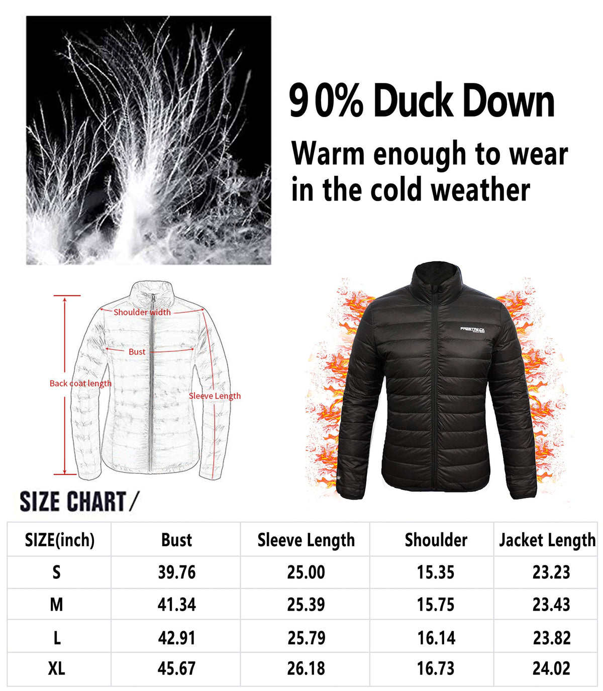 Freetrack Women's Lightweight Stand Collar Zip Up Quilted Sleeveless Puffer Jacket