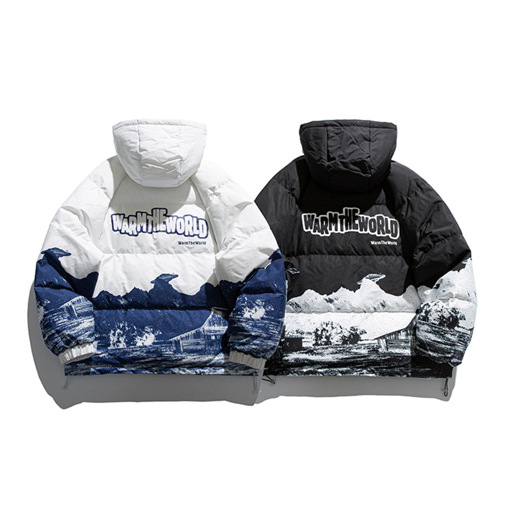 Men's Fashion Hoode Puffer Jackets