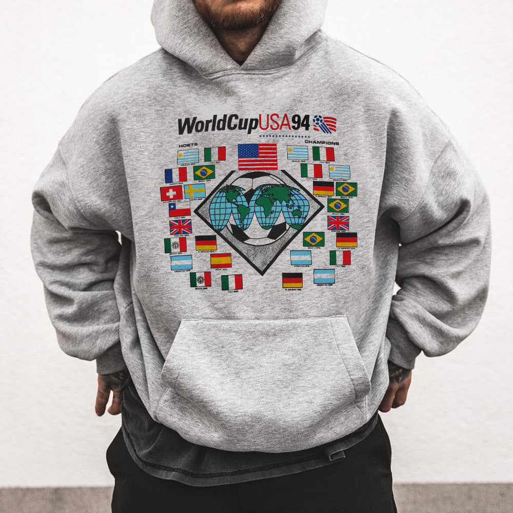 FIFA World Cup 1994 USA  Men's Fashion Fleece Hoodie 320g