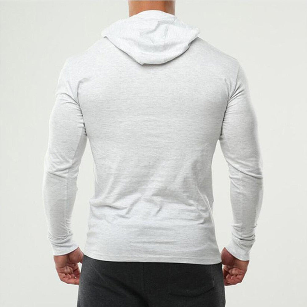 Basketball Print Men's Fitness Long Sleeve T-Shirt