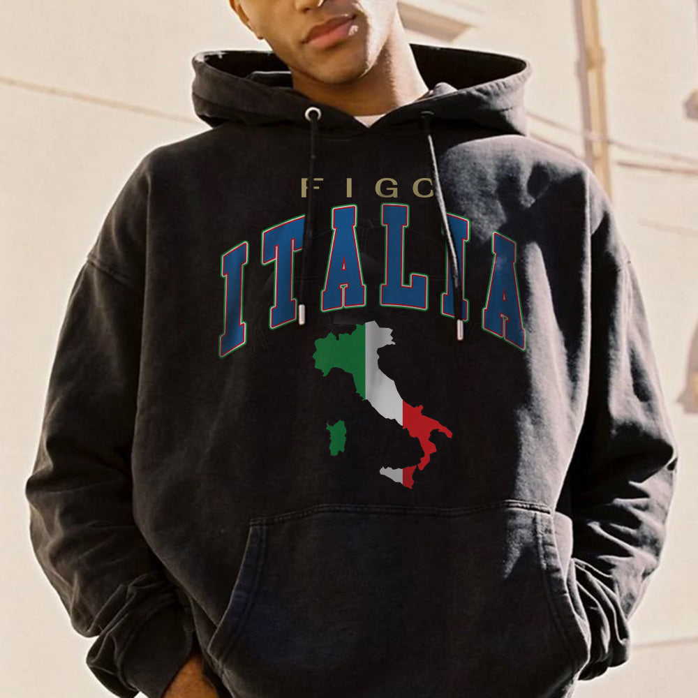 Italian Football Men's Fleece Hoodie 320g