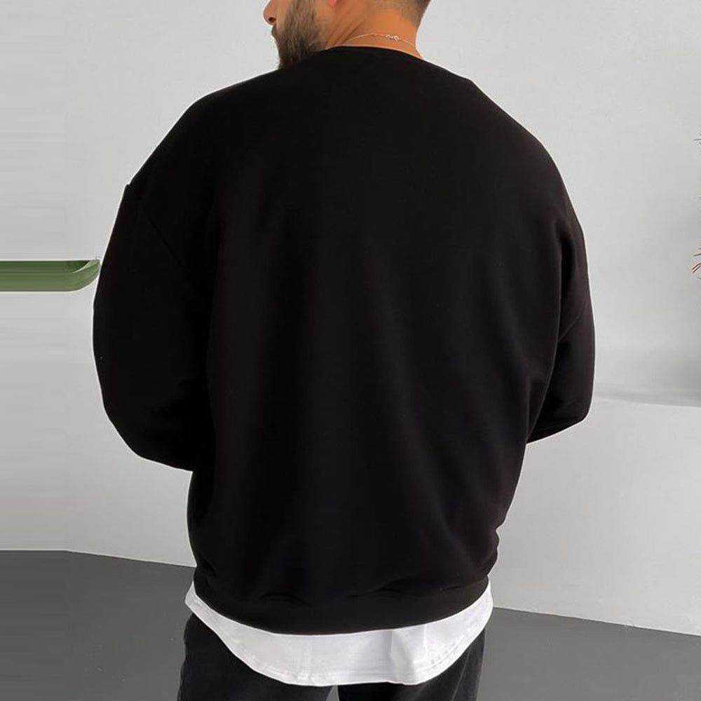 Santa Claus Men's Casual Pullover Sweatshirts