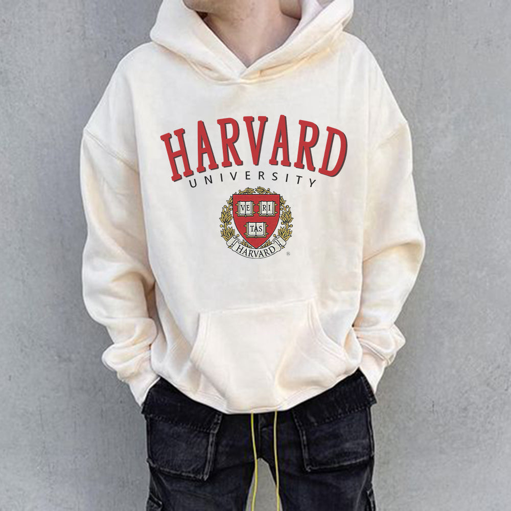 Harvard Men's Casual Round Neck Hoodies