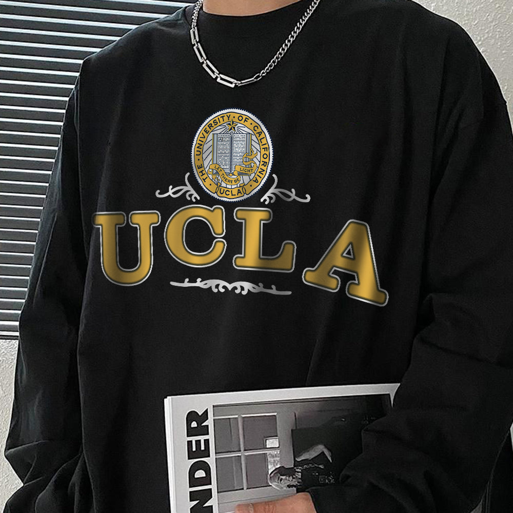 "UCLA" Men's Long Sleeve T-Shirt-B