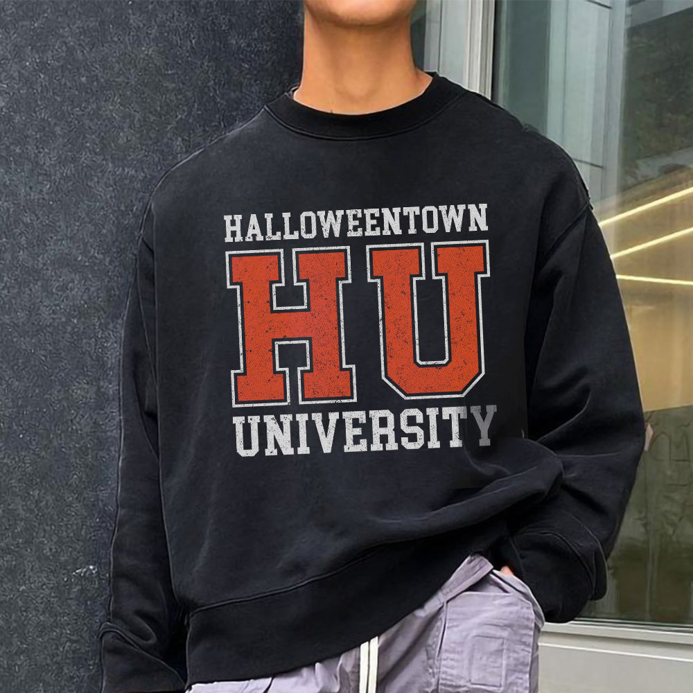 Alphabet Graphic Print Casual Men's Crew Neck Sweatshirt