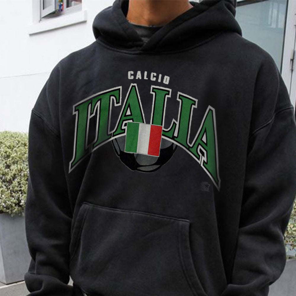 Italia Soccer Men's Fleece Hoodie 320g