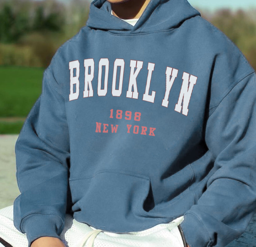 Brooklyn 1898 New York Men's Fleece Hoodie 320g