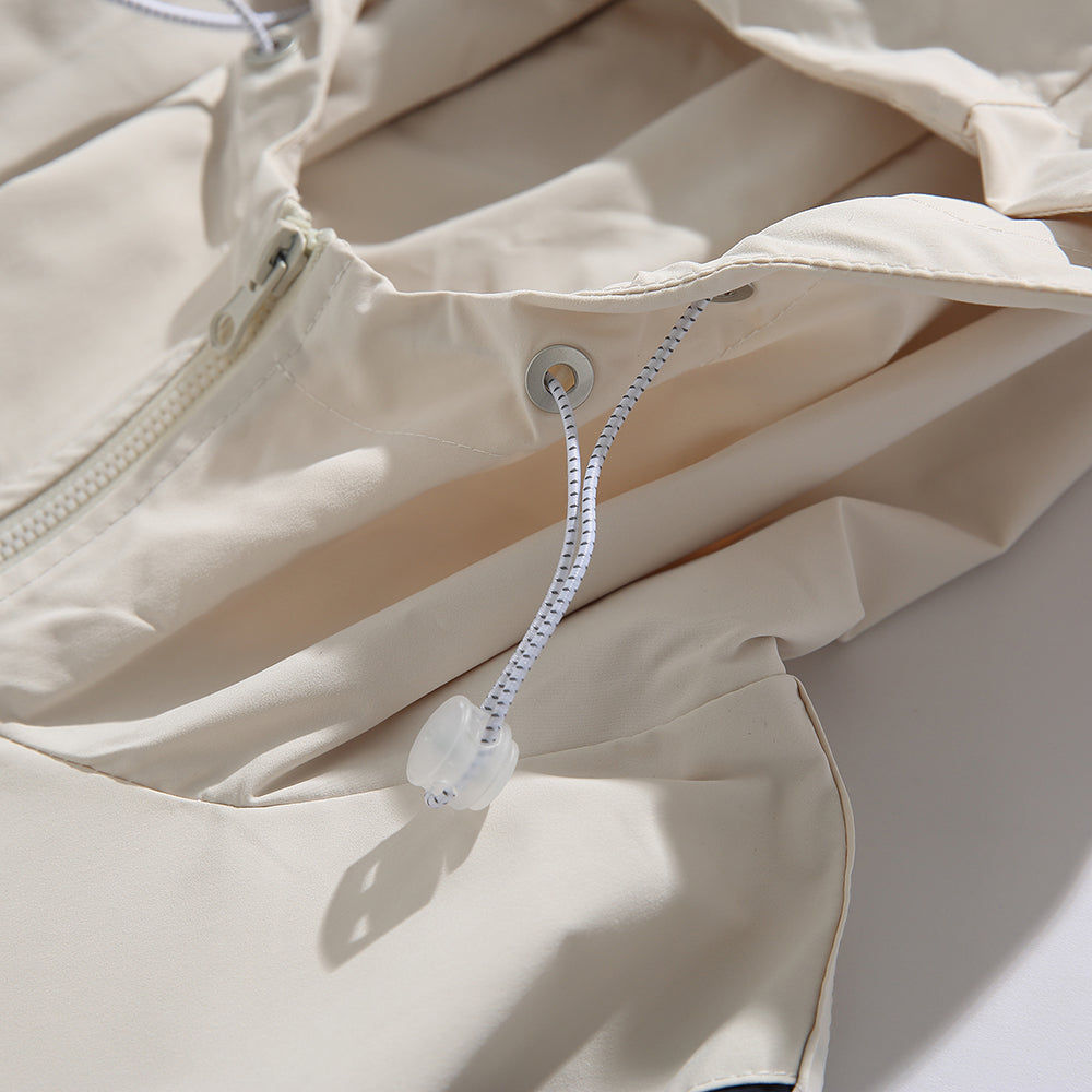 Men's Stitching Zipper Up Hoode Jackets