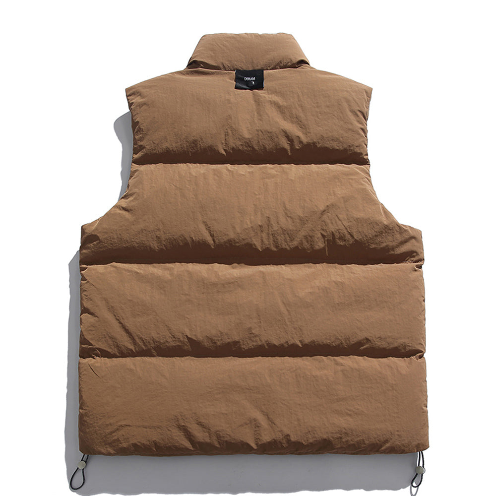 Men's Stylish Zipper Up Down Vest