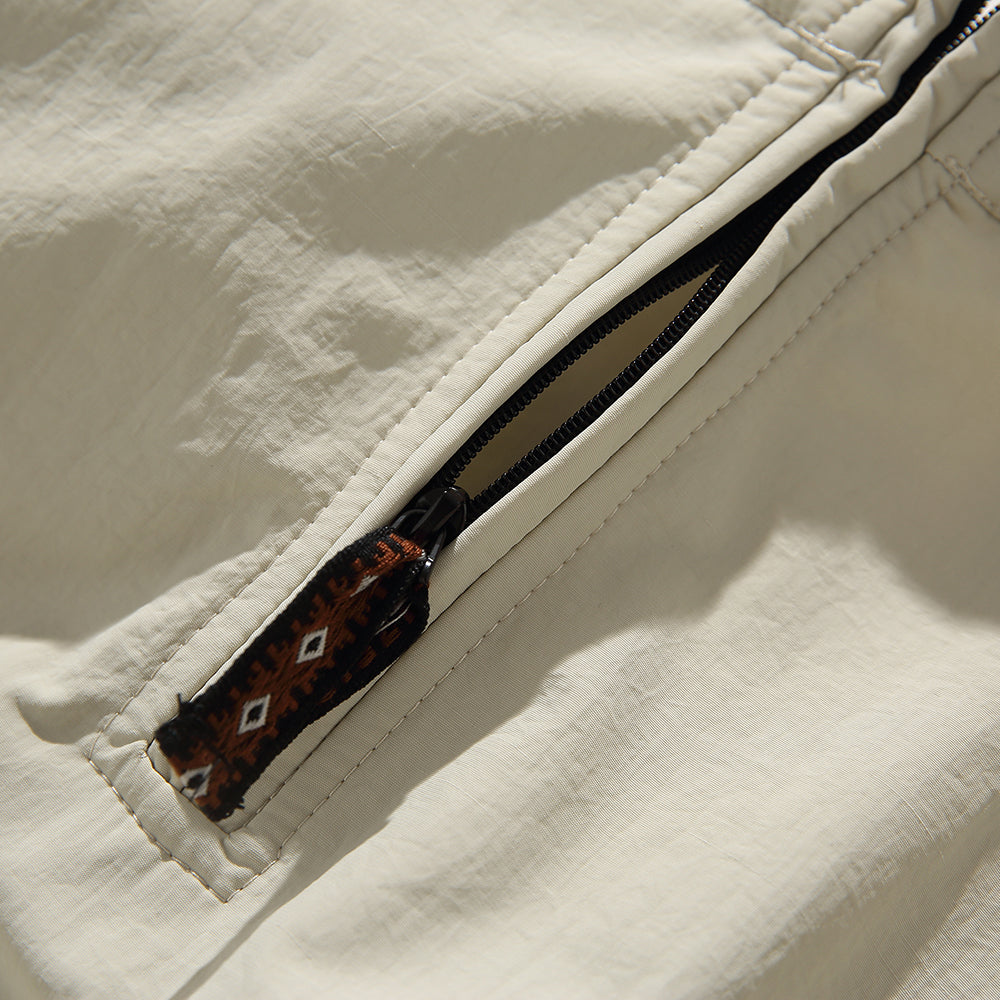Men's Pure Color Zipper Up Hoode Jackets with Pocket