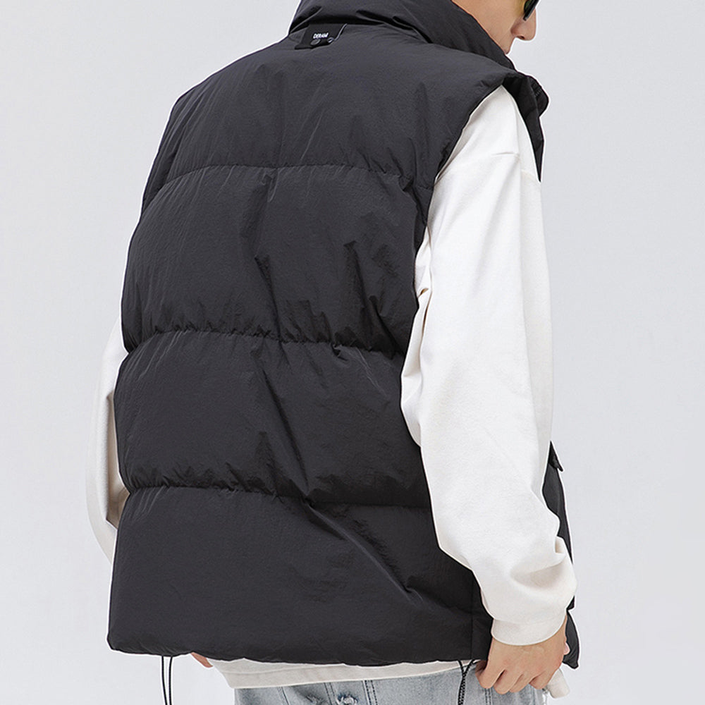 Men's Stylish Zipper Up Down Vest