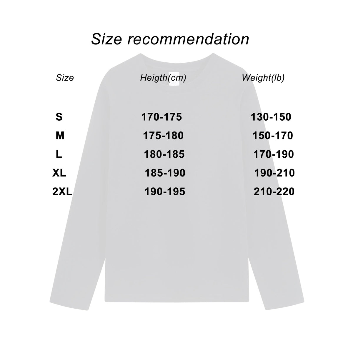Waiting for Eternal Life Men's Casual Long Sleeve T-Shirts-B