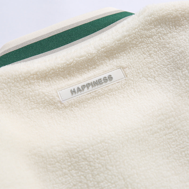 Better Coat Men's Embroidery Sherpa Bomber Jackets