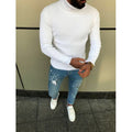 Men's Cozy Solid Color Turtleneck Sweater Knitwear