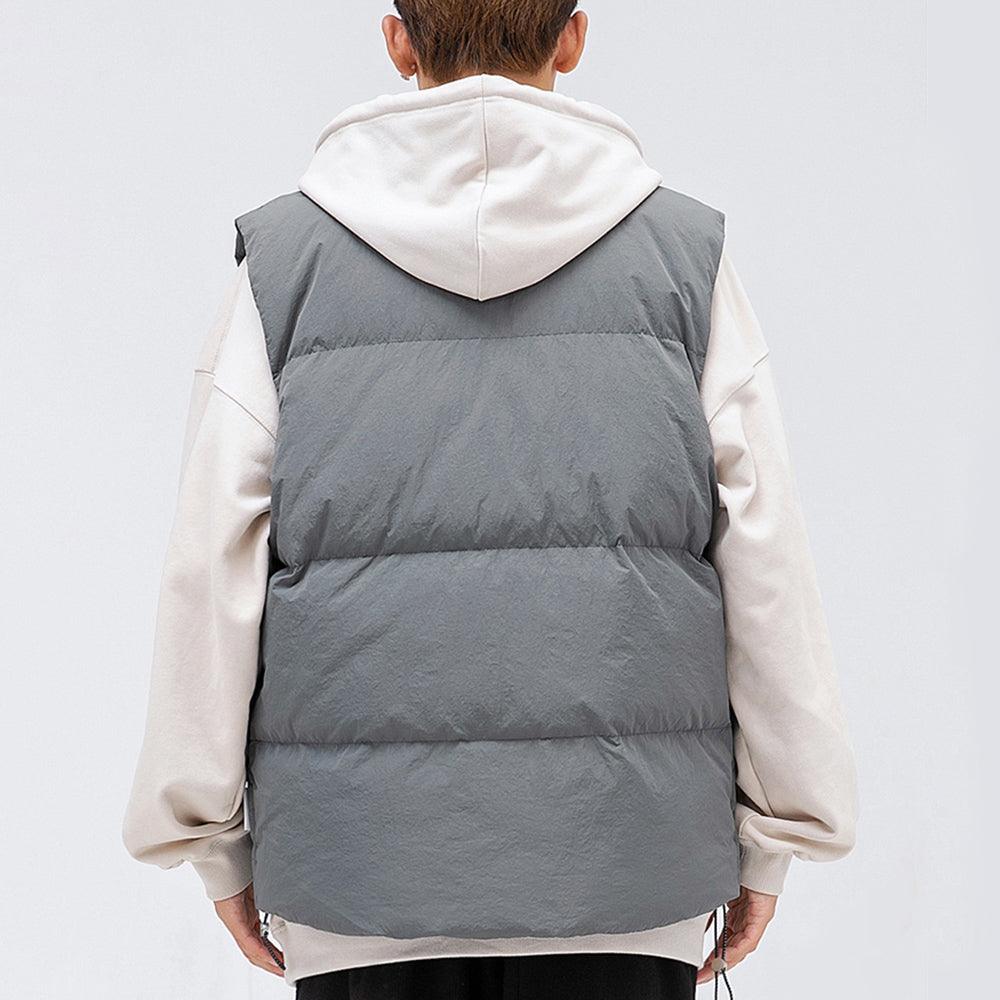 Men's Stylish Zipper Up Down Vest